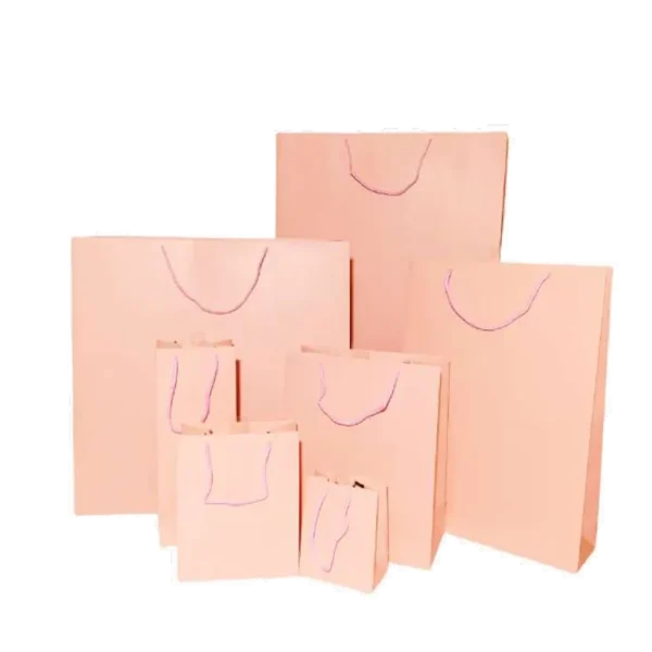 Sacchetto tinta unita rosa