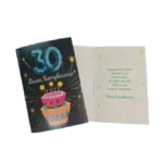 Biglietto Compleanno 30 Anni torta