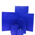 Sacchetto tinta unita blu