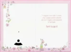 Biglietto Compleanno Bambina Rosa