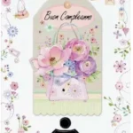 Biglietto Compleanno Bambina Rosa