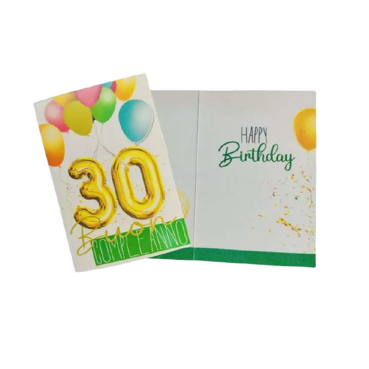 Biglietto Compleanno 30 Anni