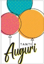 Biglietto Tanti Auguri Palloncini