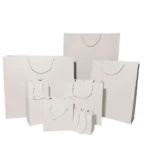 Sacchetto tinta unita bianco