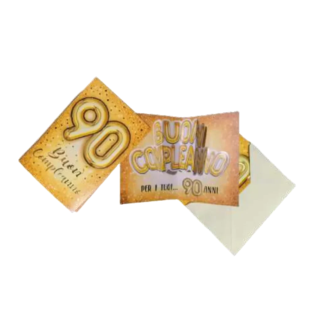 Biglietto Compleanno 90 Anni