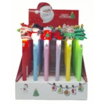 Penne natalizie con luci LED - Espositore 36 pz