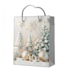 Shopper foil Oro Buone Feste elegante