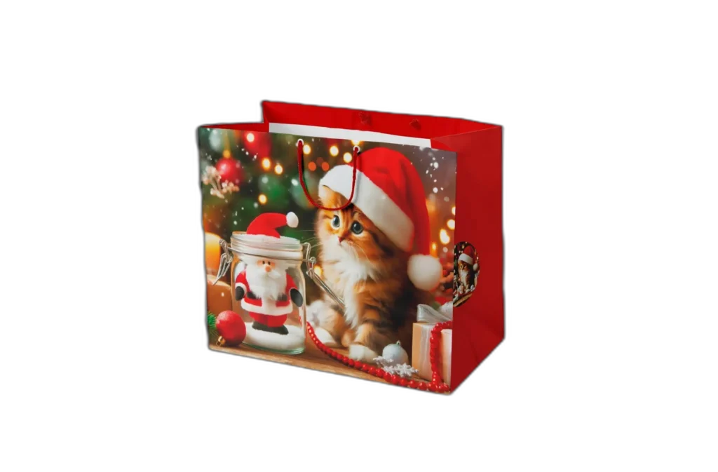 Shopper Foil Oro jumbo gattino