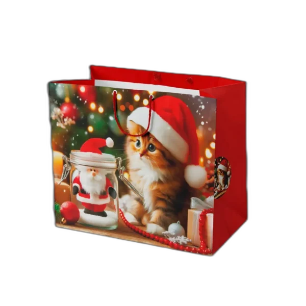 Shopper Foil Oro jumbo gattino