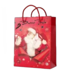 Shopper senza foil Buone Feste con Babbo Natale
