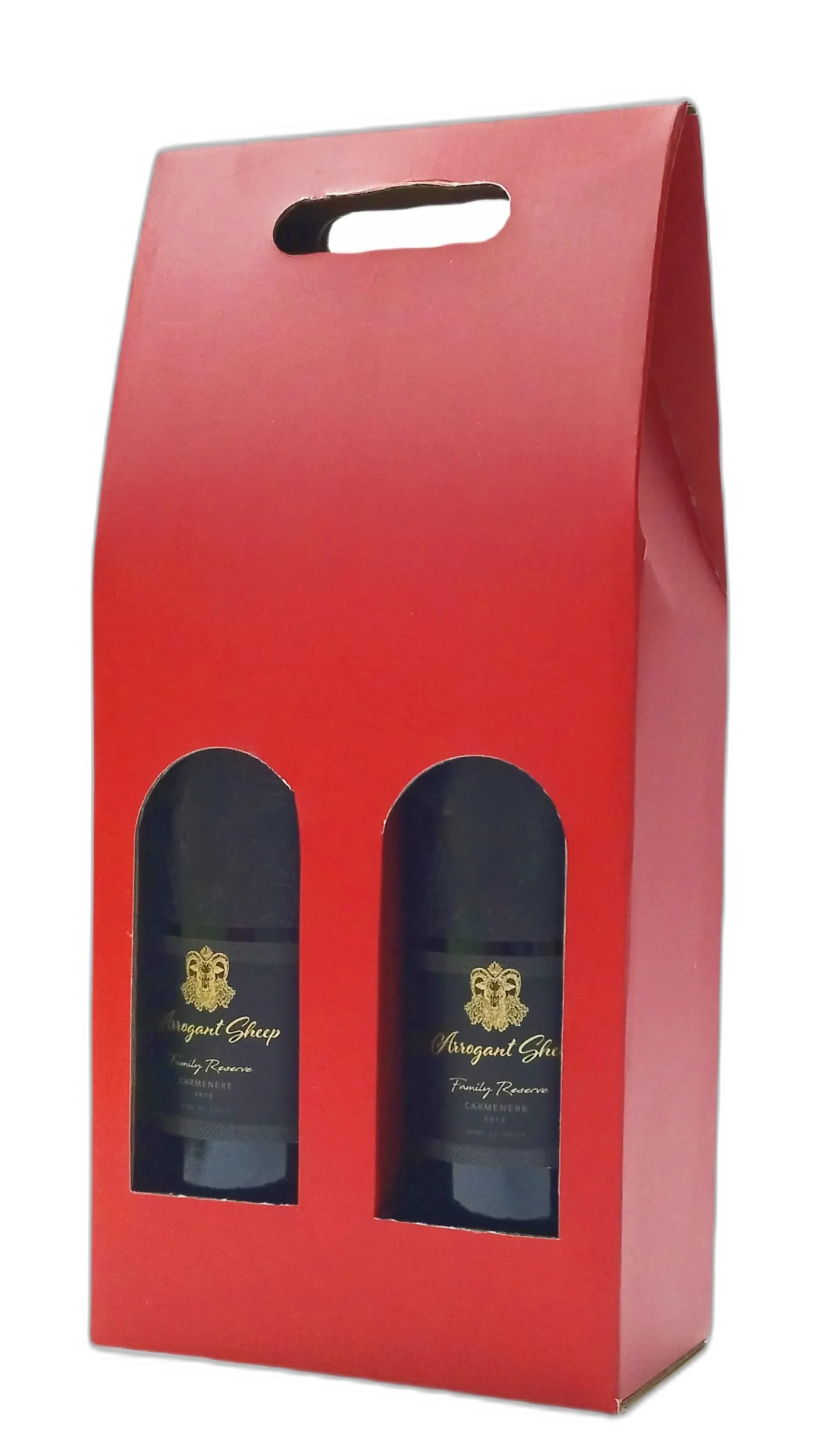 page53_product04_no_bg Scatola vino 2 bottiglie rossa con finestra - immagine 1
