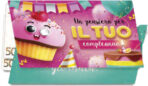 Portasoldi Compleanno Cupcake Rosa