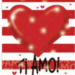 Ti Amo Cuore Glitter
