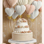 Evviva gli Sposi Torta Palloncini