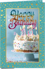 Happy Birthday Torta Azzurra - immagine 4