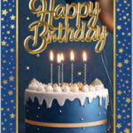 Happy Birthday Torta Azzurra
