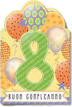 Livello 8 Buon Compleanno 8 Anni - immagine 1