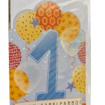 Biglietto 1°Compleanno Azzurro