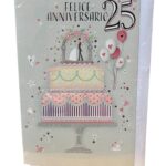 Biglietto Felice 25° Anniversario
