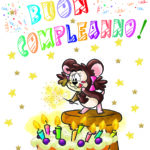 BIGLIETTO BUON COMPLEANNO BIMBI
