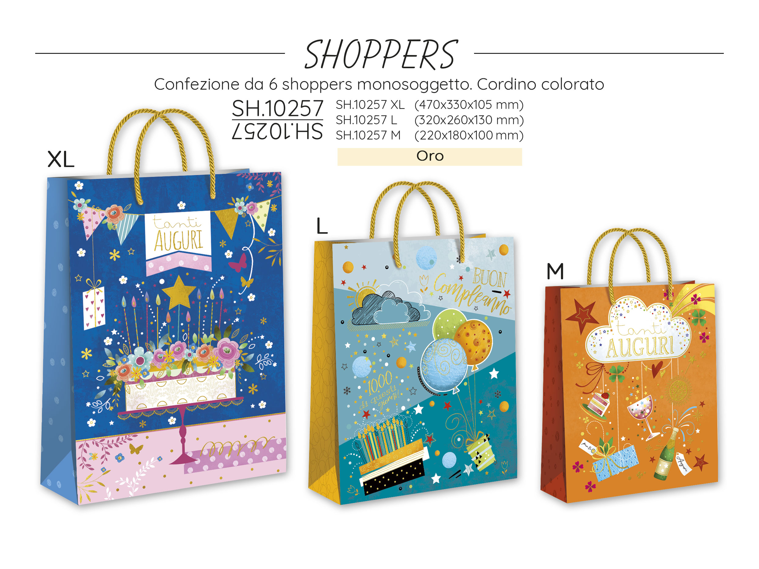 SH.10257 SHOPPER COMPLEANNO - immagine 1
